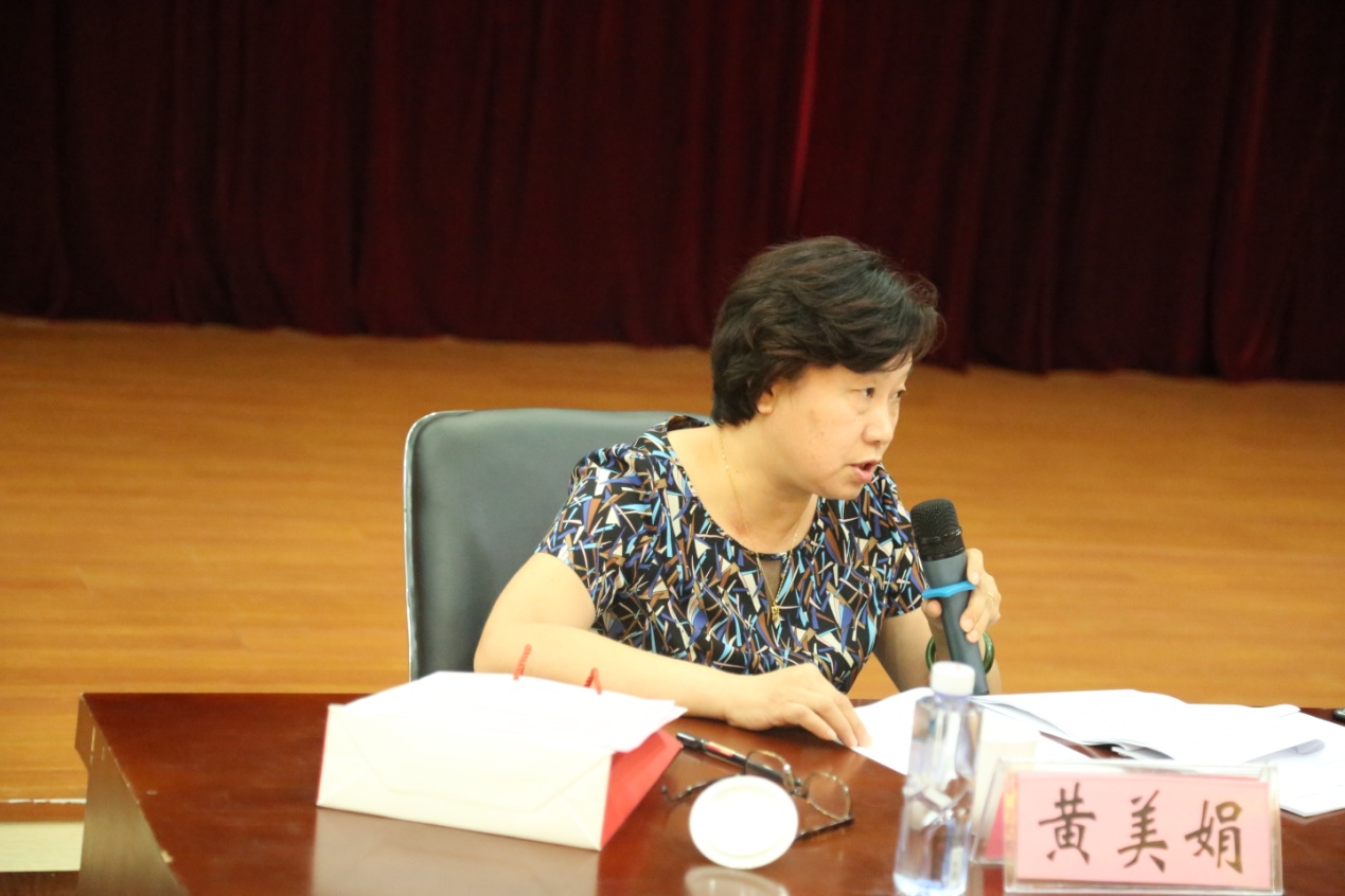 专家黄美娟反馈论证意见省示范建设,惠世医学人文体系牵头部门和责任